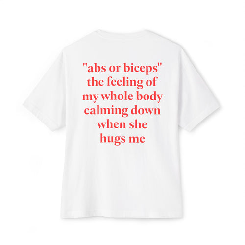 "abs or biceps" the feeling of my whole body calming down