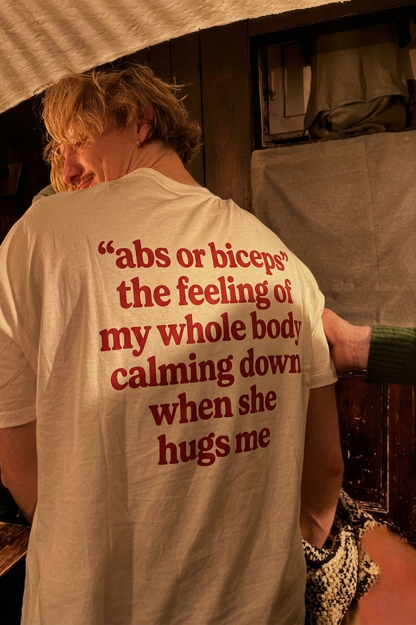 "abs or biceps" the feeling of my whole body calming down